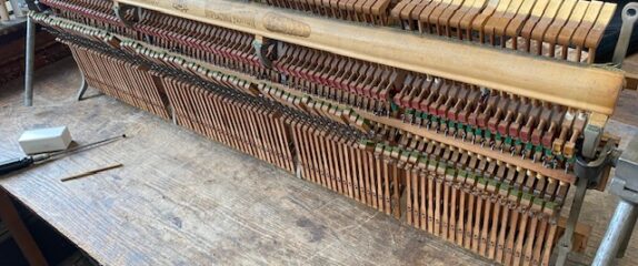 Breathing new life in this old upright piano